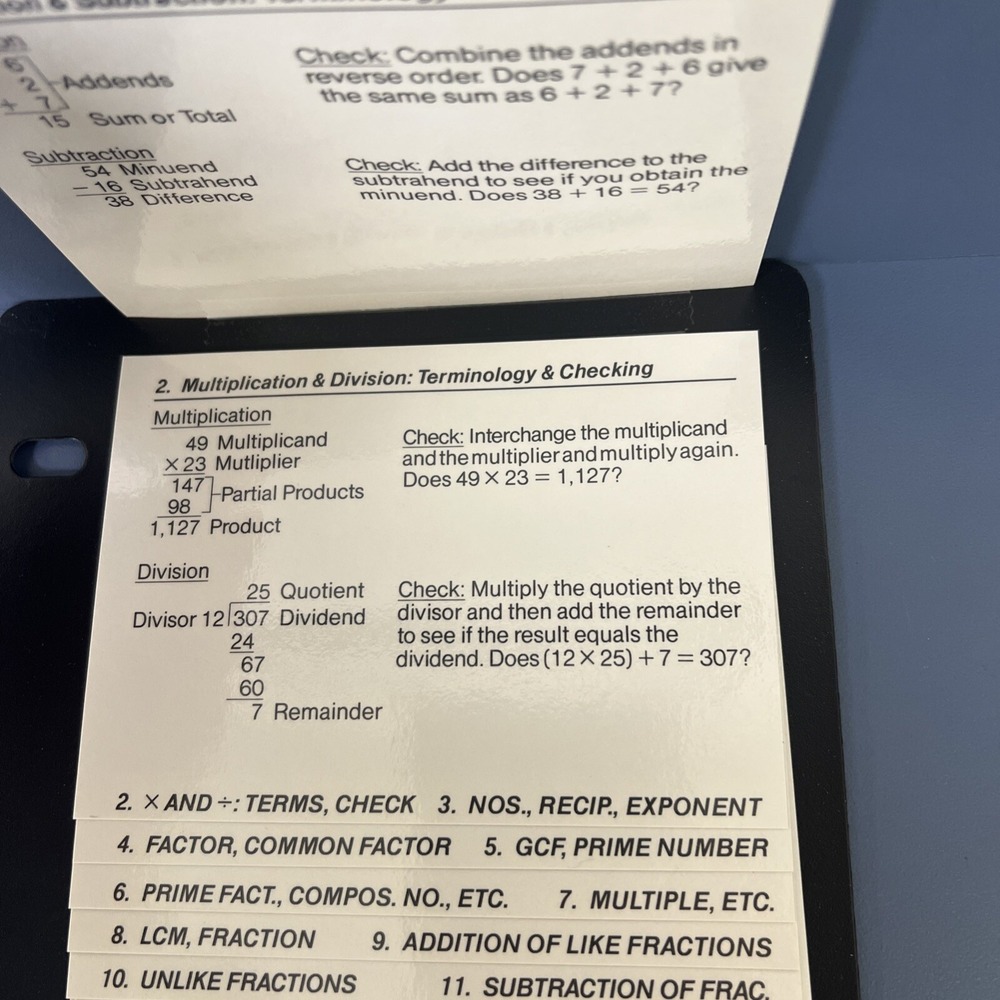 Basic‎ Reference Math Flipper - Picture 6 of 16